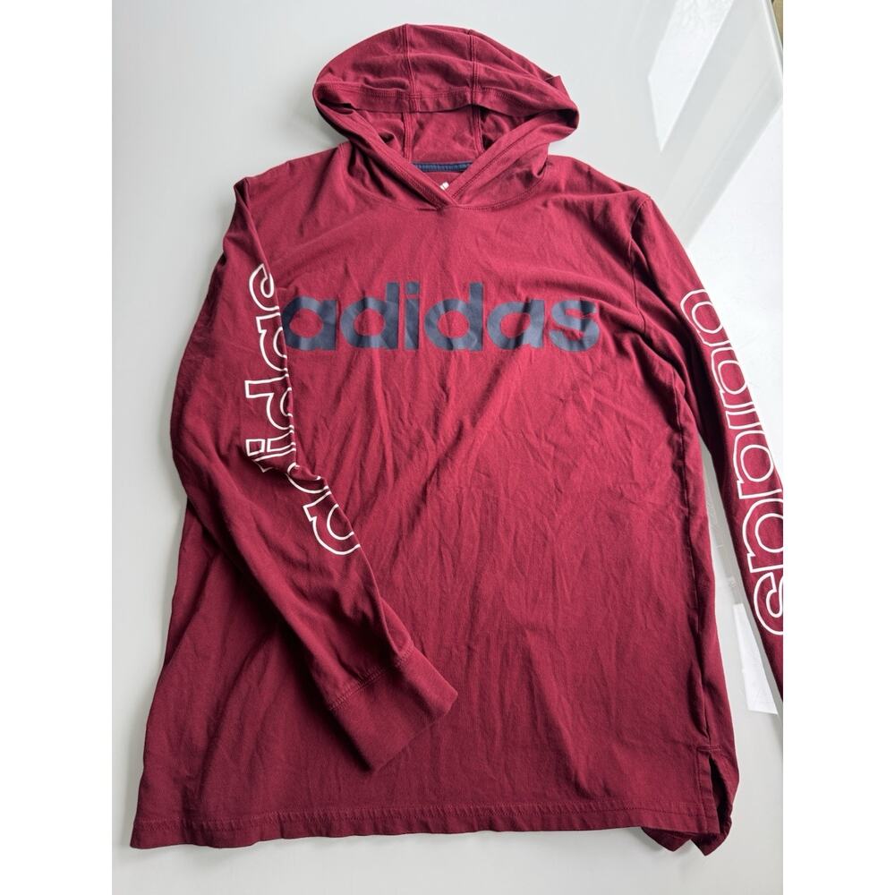 adidas Kids Youth Large Red Lightweight Jacket